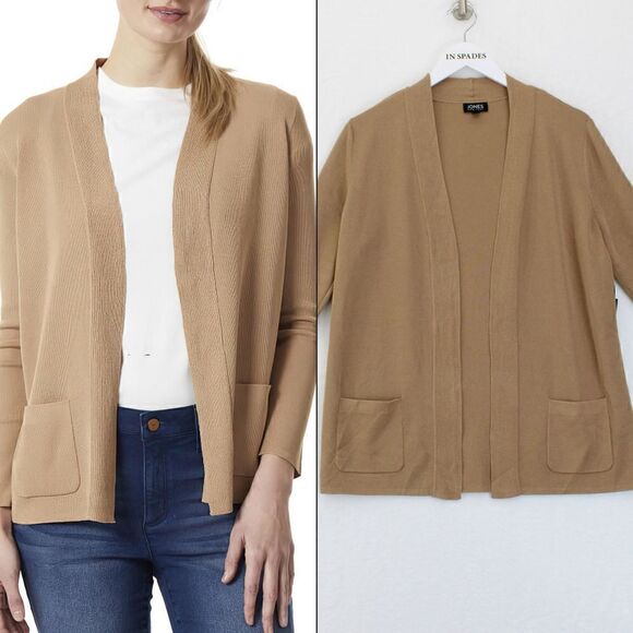 Jones New York Womens Open Front Cardigan - Picture 1 of 3